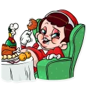 😄-Elf on The Shelf, Telegram Sticker