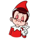 ☺️-Elf on The Shelf, Telegram Sticker