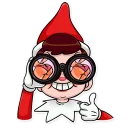 👍-Elf on The Shelf, Telegram Sticker