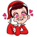 😍-Elf on The Shelf, Telegram Sticker