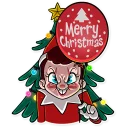 🎄-Elf on The Shelf, Telegram Sticker