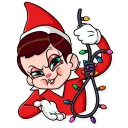 💀-Elf on The Shelf, Telegram Sticker