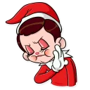 🙅‍♂️-Elf on The Shelf, Telegram Sticker