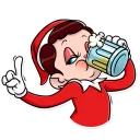 🍺-Elf on The Shelf, Telegram Sticker