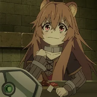 🦝-Shield Hero, Telegram Sticker