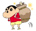 😐-Shin Chan, Telegram Sticker