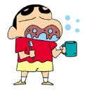🛀-Shin Chan, Telegram Sticker