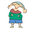 😭-Shin Chan, Telegram Sticker
