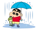 🌂-Shin Chan, Telegram Sticker