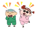 👏-Shin Chan, Telegram Sticker