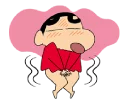 😳-Shin Chan, Telegram Sticker