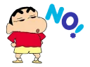 👎-Shin Chan, Telegram Sticker