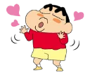 😘-Shin Chan, Telegram Sticker