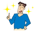 ☝-Shin Chan, Telegram Sticker