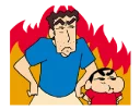 😡-Shin Chan, Telegram Sticker