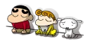 😔-Shin Chan, Telegram Sticker