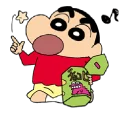 🍪-Shin Chan, Telegram Sticker