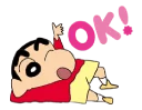 👍-Shin Chan, Telegram Sticker