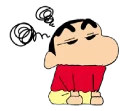 😕-Shin Chan, Telegram Sticker