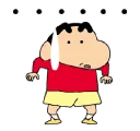 🤐-Shin Chan, Telegram Sticker