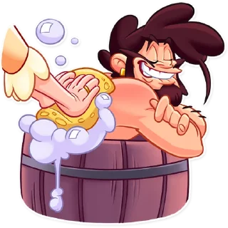 🛀-Shiver Me Timbers, Telegram Sticker