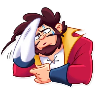 😰-Shiver Me Timbers, Telegram Sticker