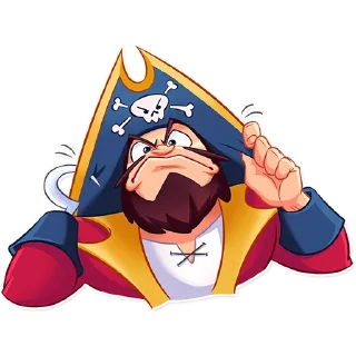😤-Shiver Me Timbers, Telegram Sticker