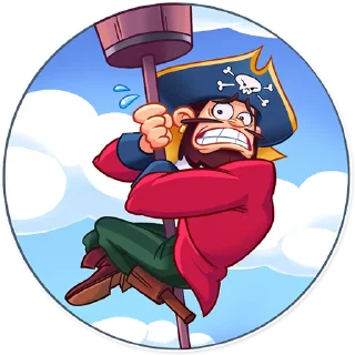 😨-Shiver Me Timbers, Telegram Sticker