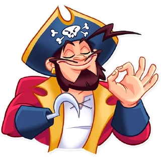 👌-Shiver Me Timbers, Telegram Sticker