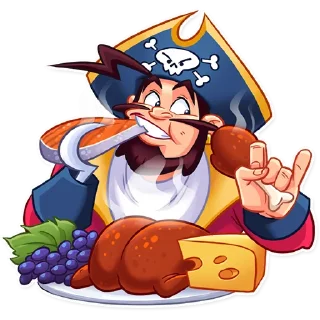 🤤-Shiver Me Timbers, Telegram Sticker