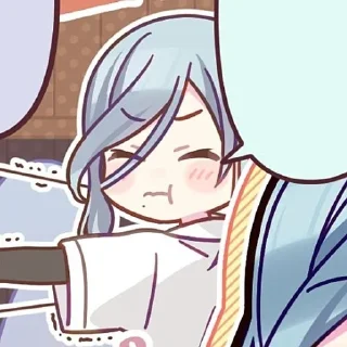 😮‍💨-shizuku hinomori  :: @fStikBot, Telegram Sticker