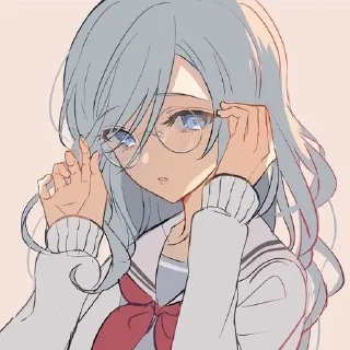 🤓-shizuku hinomori  :: @fStikBot, Telegram Sticker