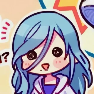 🫡-shizuku hinomori  :: @fStikBot, Telegram Sticker
