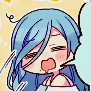 😩-shizuku hinomori  :: @fStikBot, Telegram Sticker