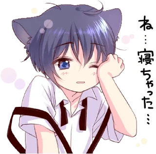 😪-Shota Collection Pack by @kyuubanstickers, Telegram Sticker