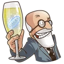 🍸-Sigmund Freud, Telegram Sticker