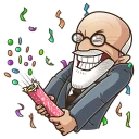 🎉-Sigmund Freud, Telegram Sticker
