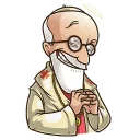 😇-Sigmund Freud, Telegram Sticker