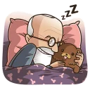 😴-Sigmund Freud, Telegram Sticker