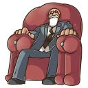 😑-Sigmund Freud, Telegram Sticker