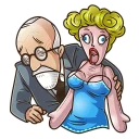 💔-Sigmund Freud, Telegram Sticker