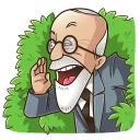 📢-Sigmund Freud, Telegram Sticker