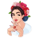😏-Monica Bellucci, Telegram Sticker