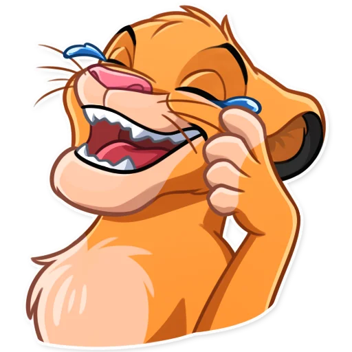 Simba, telegram sticker