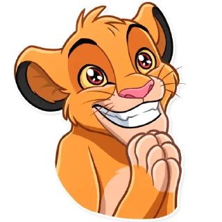 🥺-Simba, Telegram Sticker