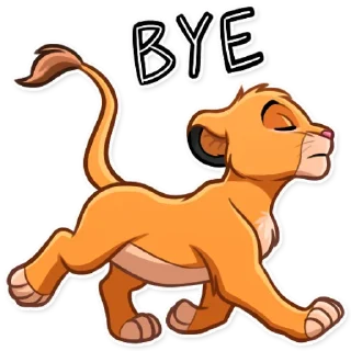 ✋-Simba, Telegram Sticker