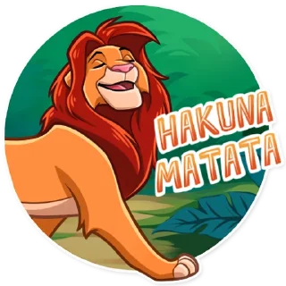 👋-Simba, Telegram Sticker