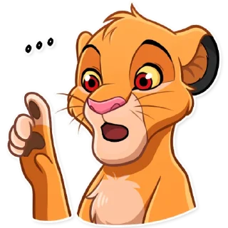 ☝️-Simba, Telegram Sticker