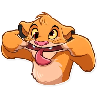 🤪-Simba, Telegram Sticker