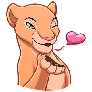 😘-Simba, Telegram Sticker